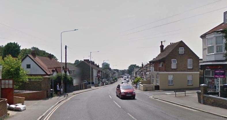 The teenager was arrested in Hereson Road, Ramsgate. Picture: Google street views