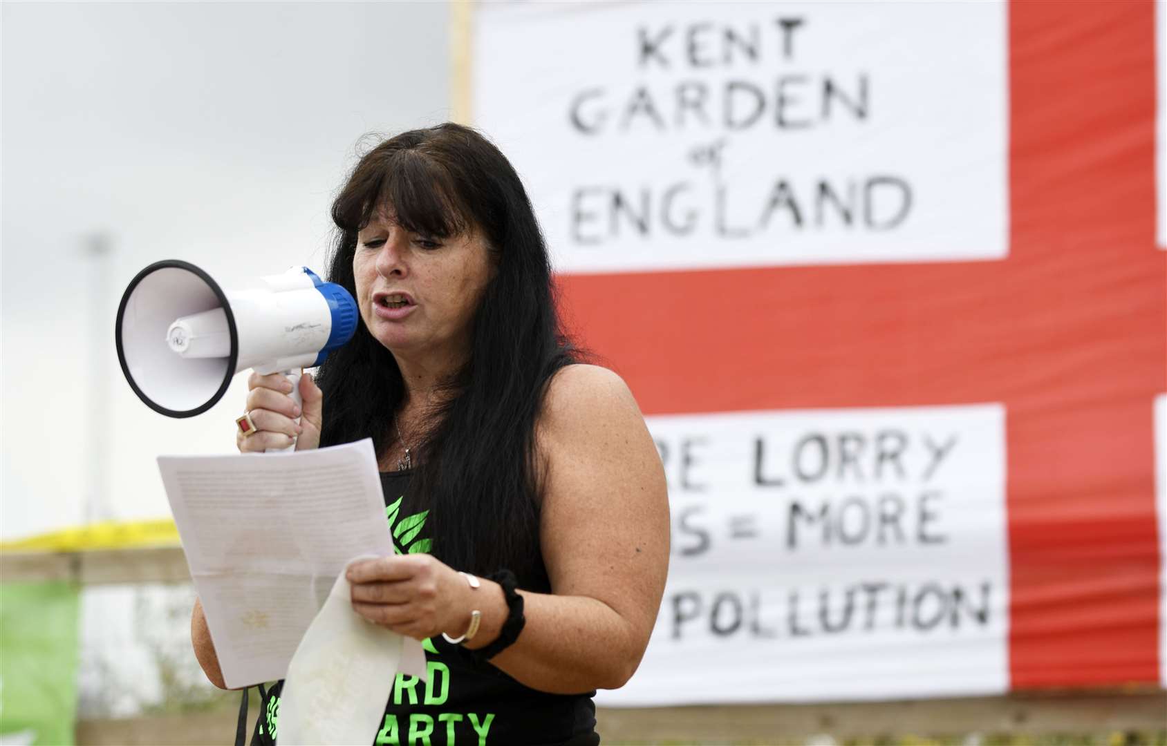 Ashford Green Party's Mandy Rossi says she is "glad the drivers were shown compassion by Ashford". Picture: Barry Goodwin