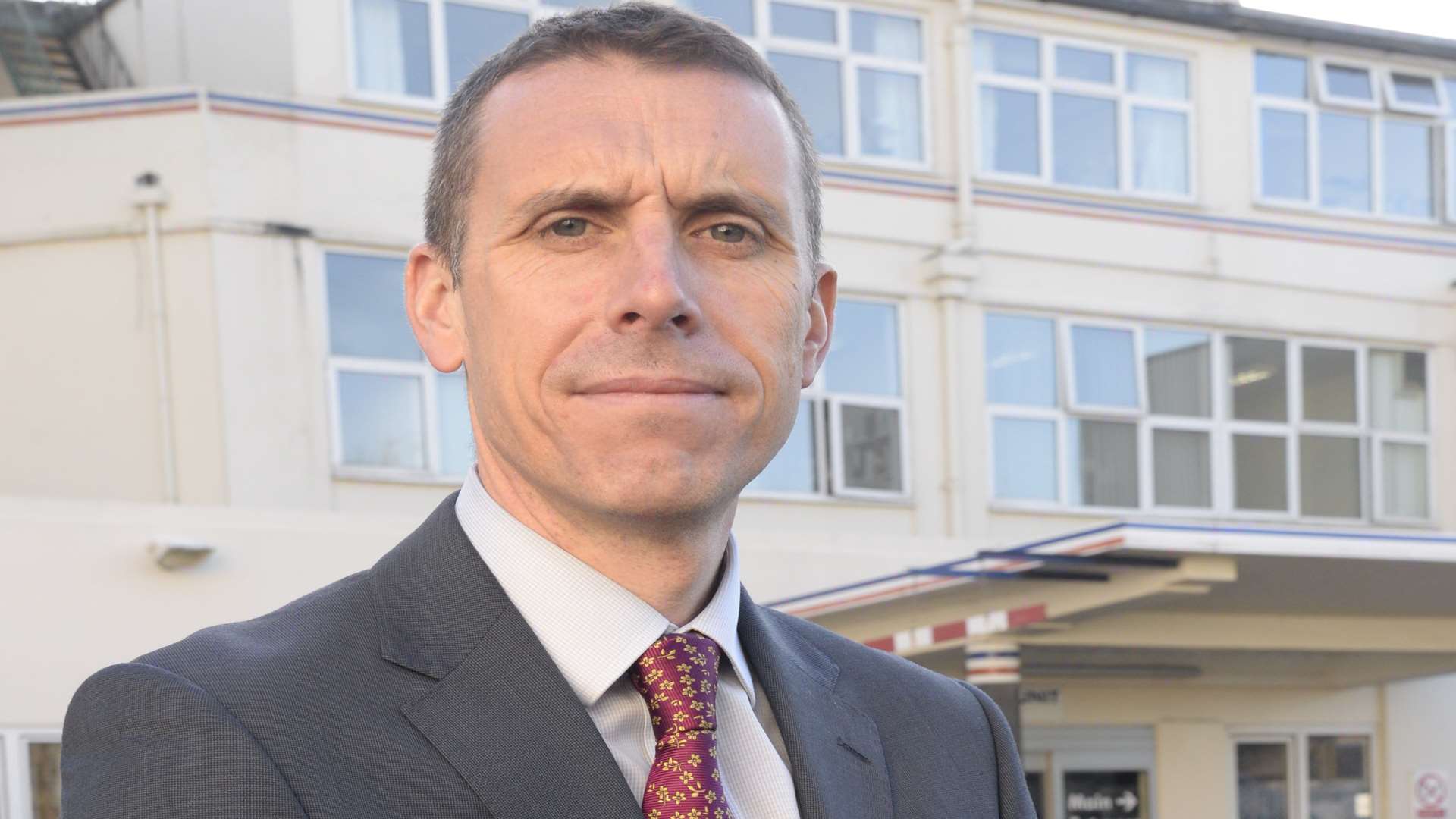 East Kent Hospitals Trust chief executive Matthew Kershaw