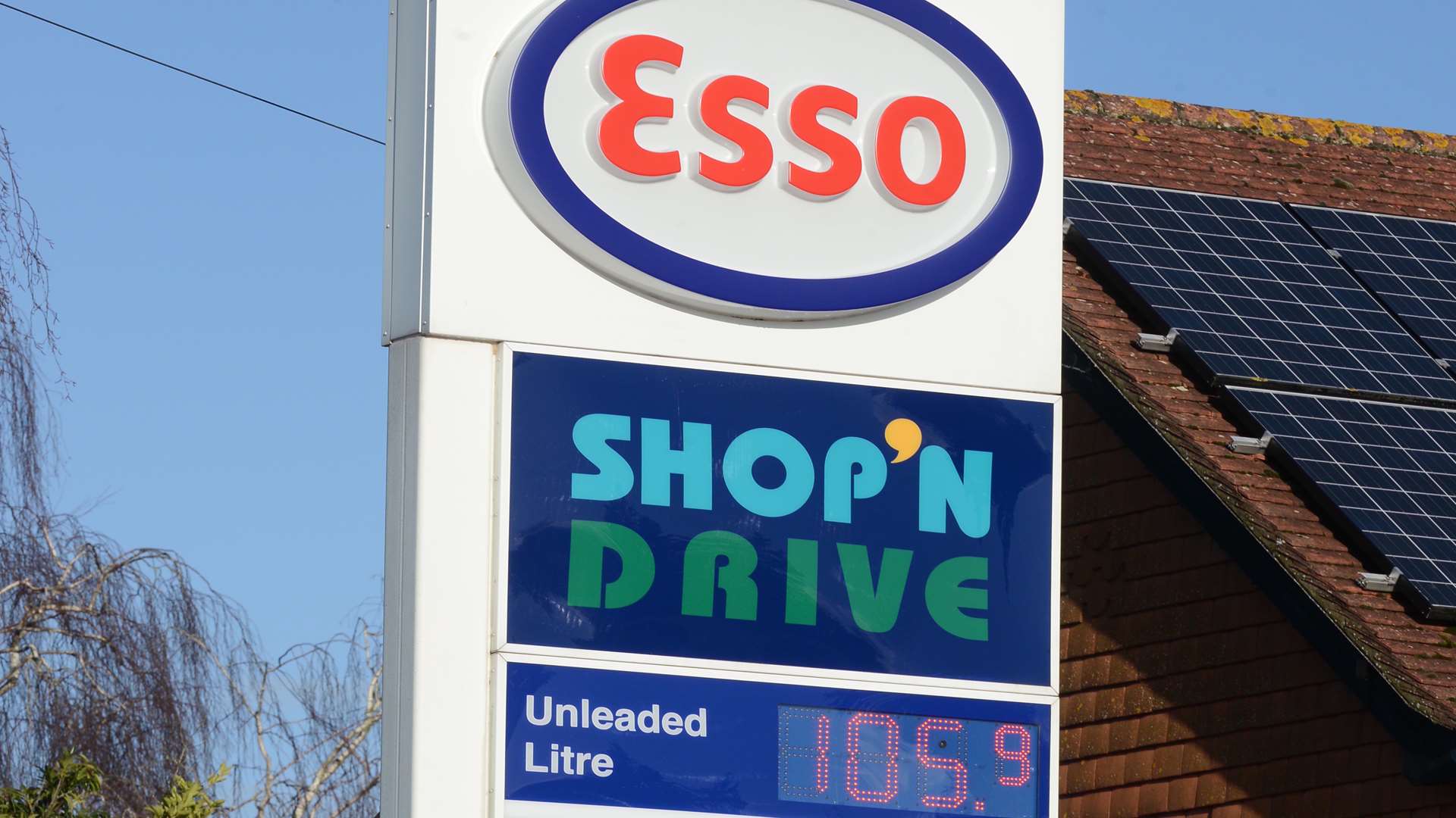The Esso garage in Ashford Road, St Michael's