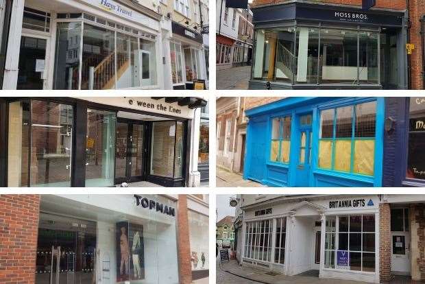 More than 40 shops and eateries have closed down in Canterbury in the last 12 months