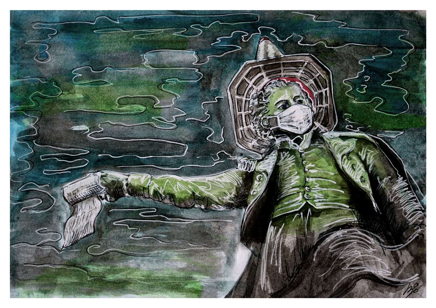 'A very medway Apocalypse' copyrighted by Luna Zsigo, who runs Explore and Draw