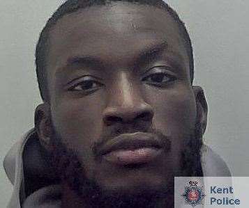 Teniola Olanipekun has been jailed for running a county line in Folkestone. All pictures: Kent Police