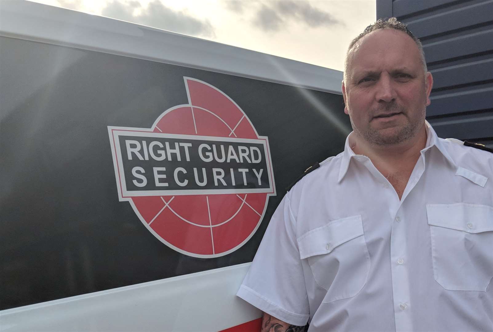 Tony Smith of Right Guard Security says thieves are increasingly brazen