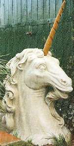 One of the unicorn ornaments