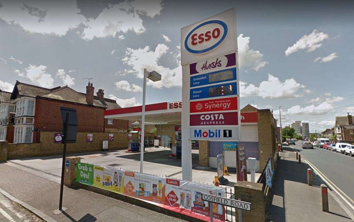 The cards were stolen from the Esso garage in King's Road, Herne Bay. Picture: Google