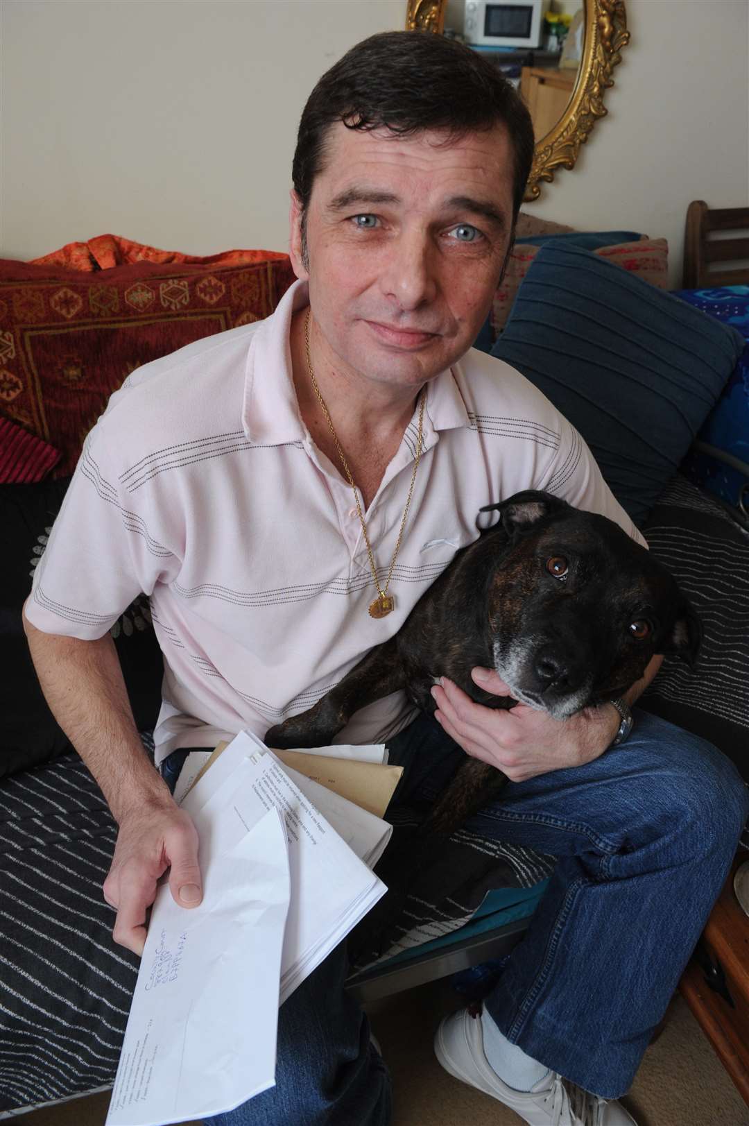 Graham Fitzgerald and dog Lollie