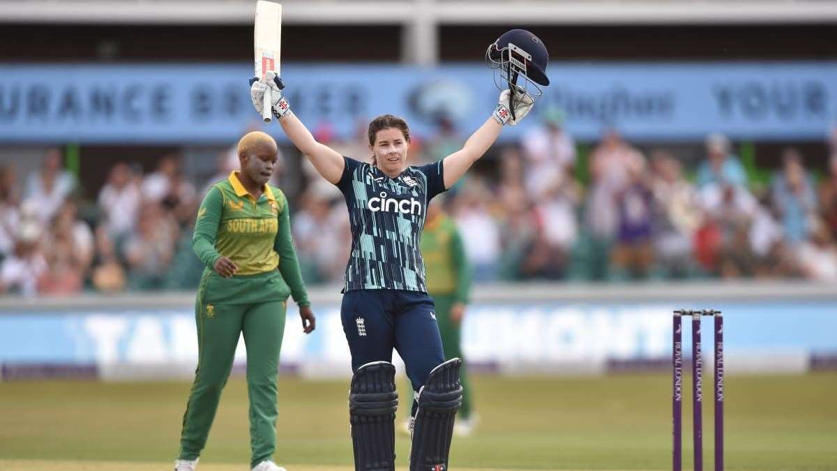 Tammy Beaumont scored her ninth ODI hundred for England in the win over South Africa. Picture: ECB/Getty Images