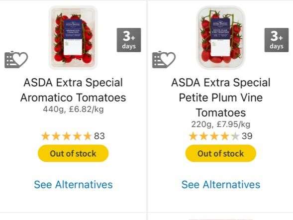 Asda is among those now placing limits on items