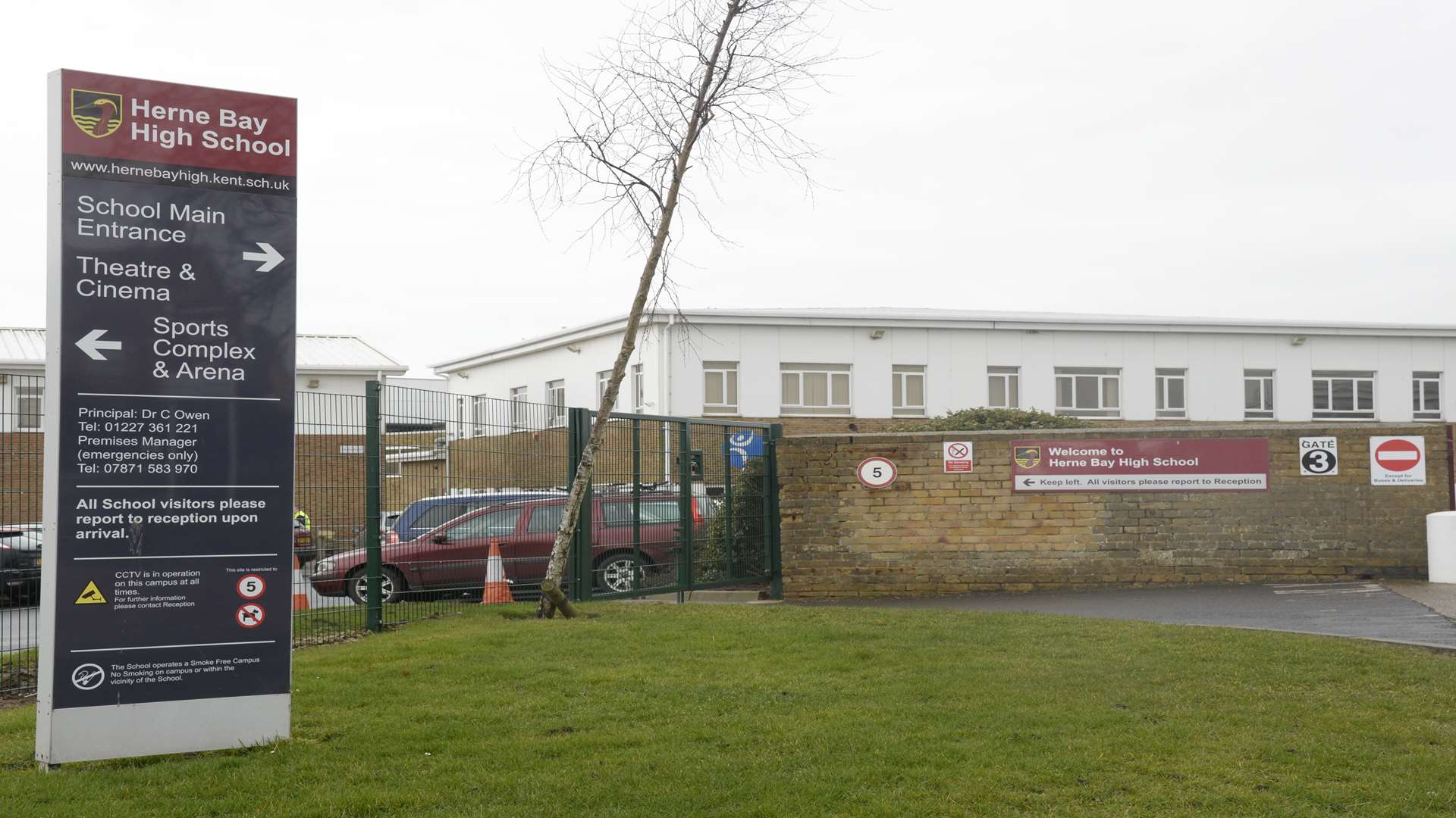 The abuse happened at Herne Bay High School