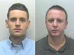 Jailed: Nicholas McGinty (left) and Adam Henry
