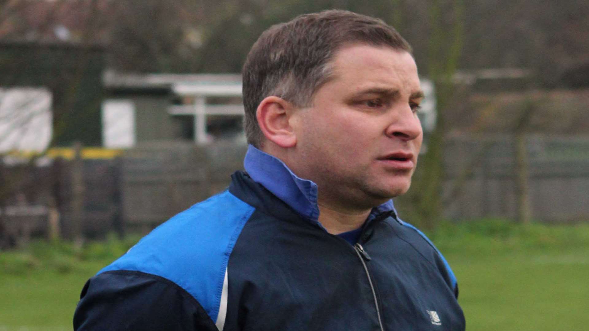 Gravesham manager Kevin Hake Picture: Darren Small