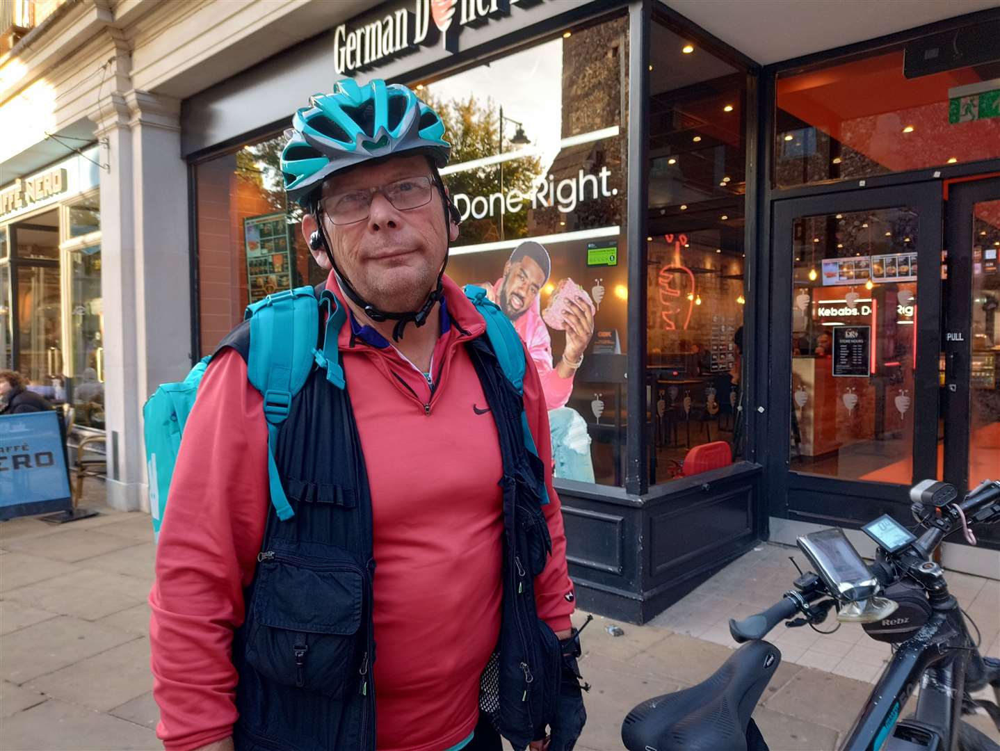 Deliveroo rider Steve Brooks, 64, says abuse is a daily occurrence (59840841)