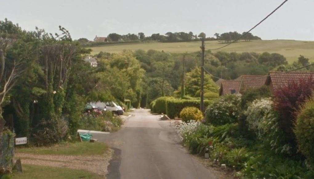 The robbery happened in Queensdown Road, Kingsdown, near Deal. Picture: Google