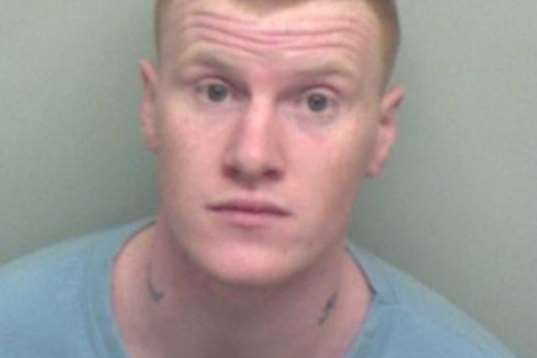 Peter Taylor, 21, was jailed for 44 months