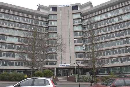 CHARTER HOUSE: the 120ft office block in Ashford's Park Street. Picture: GARY BROWNE