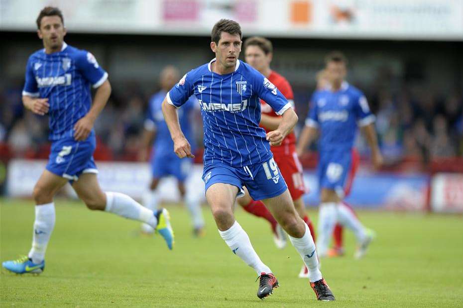 Danny Hollands has played 18 games for the Gills on loan