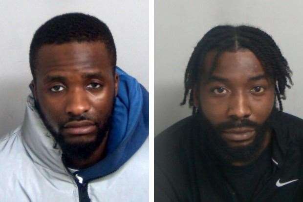 Ali Sesay and Romario Henry were jailed for robbing Olympic cyclist Mark Cavendish. Picture: Essex Police
