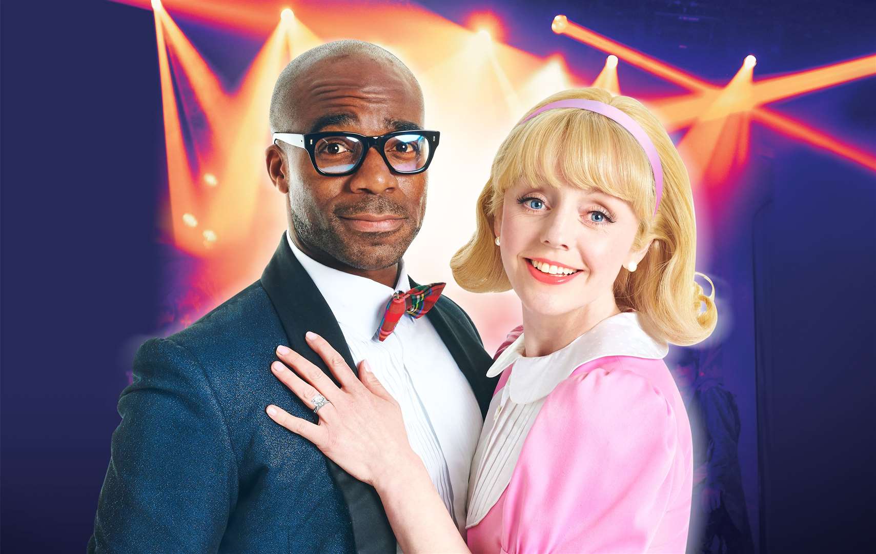 Ore Oduba and Haley Flaherty in Rocky Horror Picture: Shaun Webb