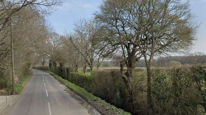 The terrifying smash took place in Frith Road, Aldington, near Ashford, on June 13. Picture: Google
