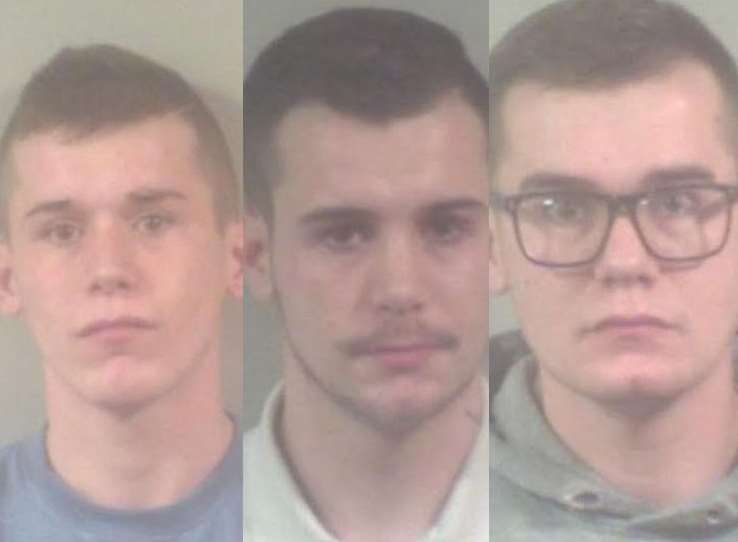 Joshua, Adam and Scott Knight have all been sentence to life in prison. Picture: Kent Police