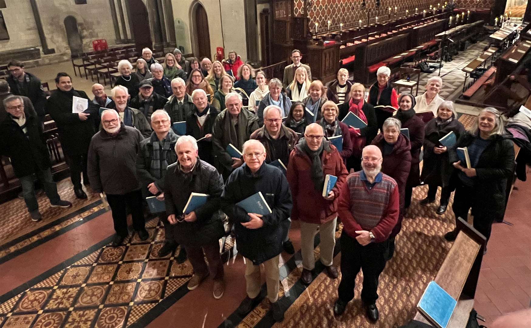 Rochester Choral Society members were involved in the recording