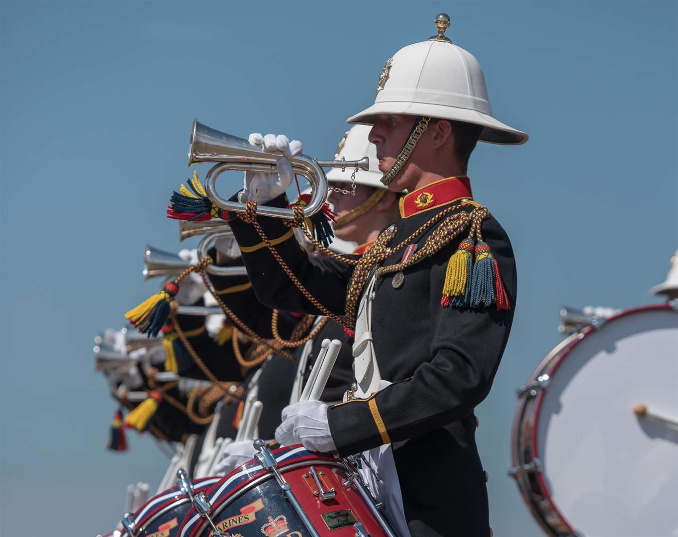 The Royal Marines, Marines on the Green concert with HM Portsmouth Band l