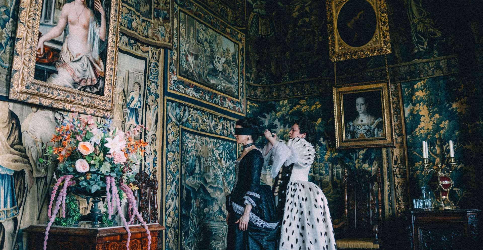 Rachel Weisz as Sarah Churchill and Olivia Colman as Queen Anne in The Favourite. Picture: PA Photo/Fox Searchlight Pictures