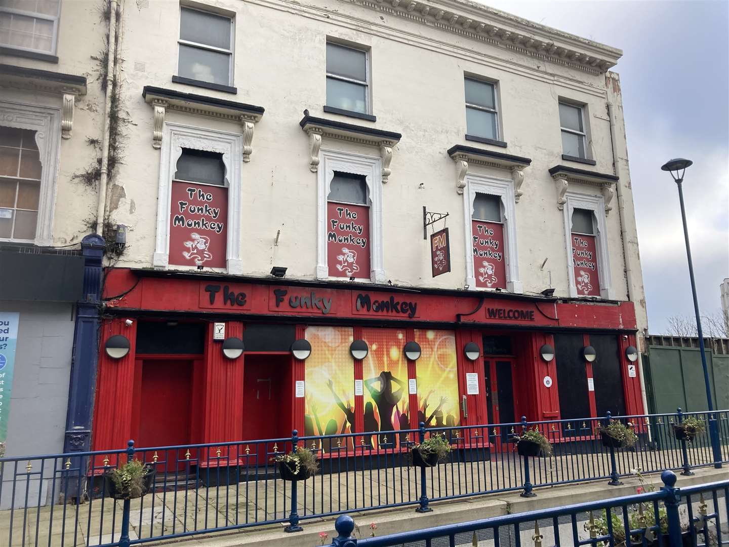 The Funky Monkey in Bench Street, Dover, has permanently closed