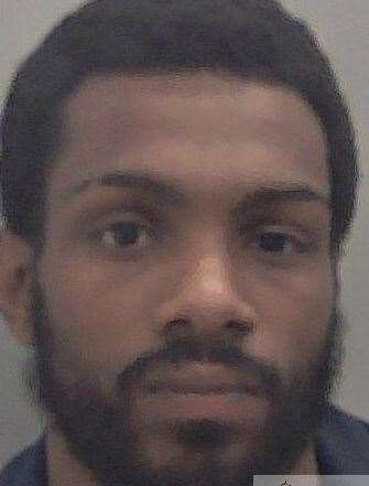 Dvontre McCalla was locked up last month. Picture Kent Police