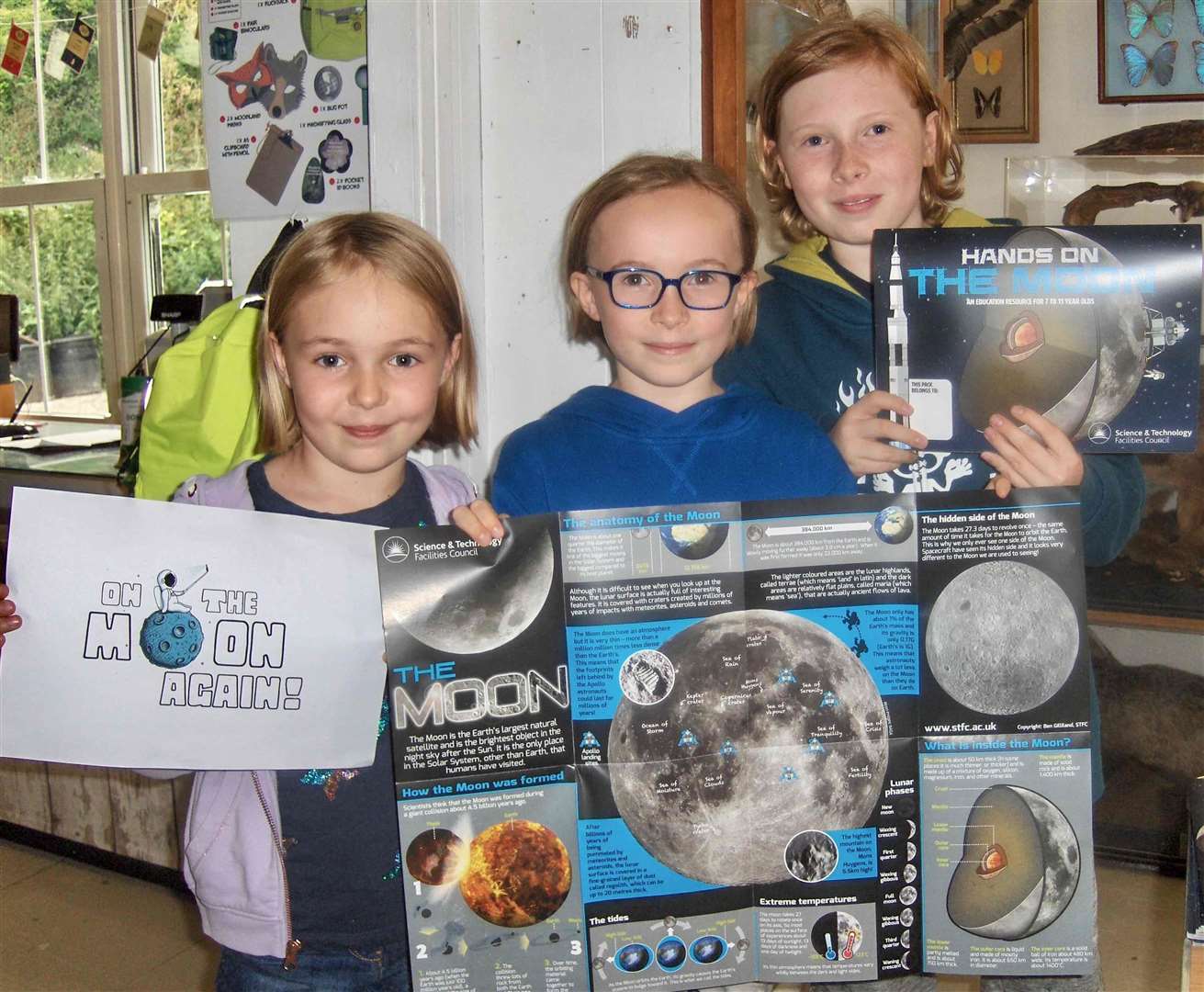 Young stargazers from Monkton celebrated the 50th anniversary of the moon landings (14101833)