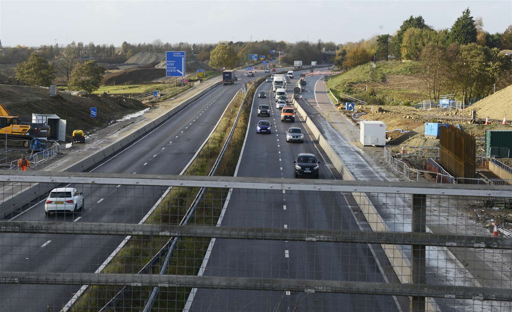 The motorway will close tonight and remain shut into tomorrow