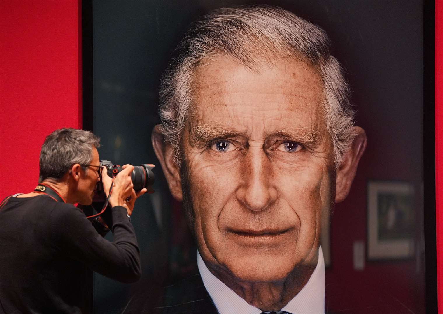 A 2013 portrait by Nadav Kander of the King at the Prince of Wales on show at the King’s Gallery (Yui Mok/PA)
