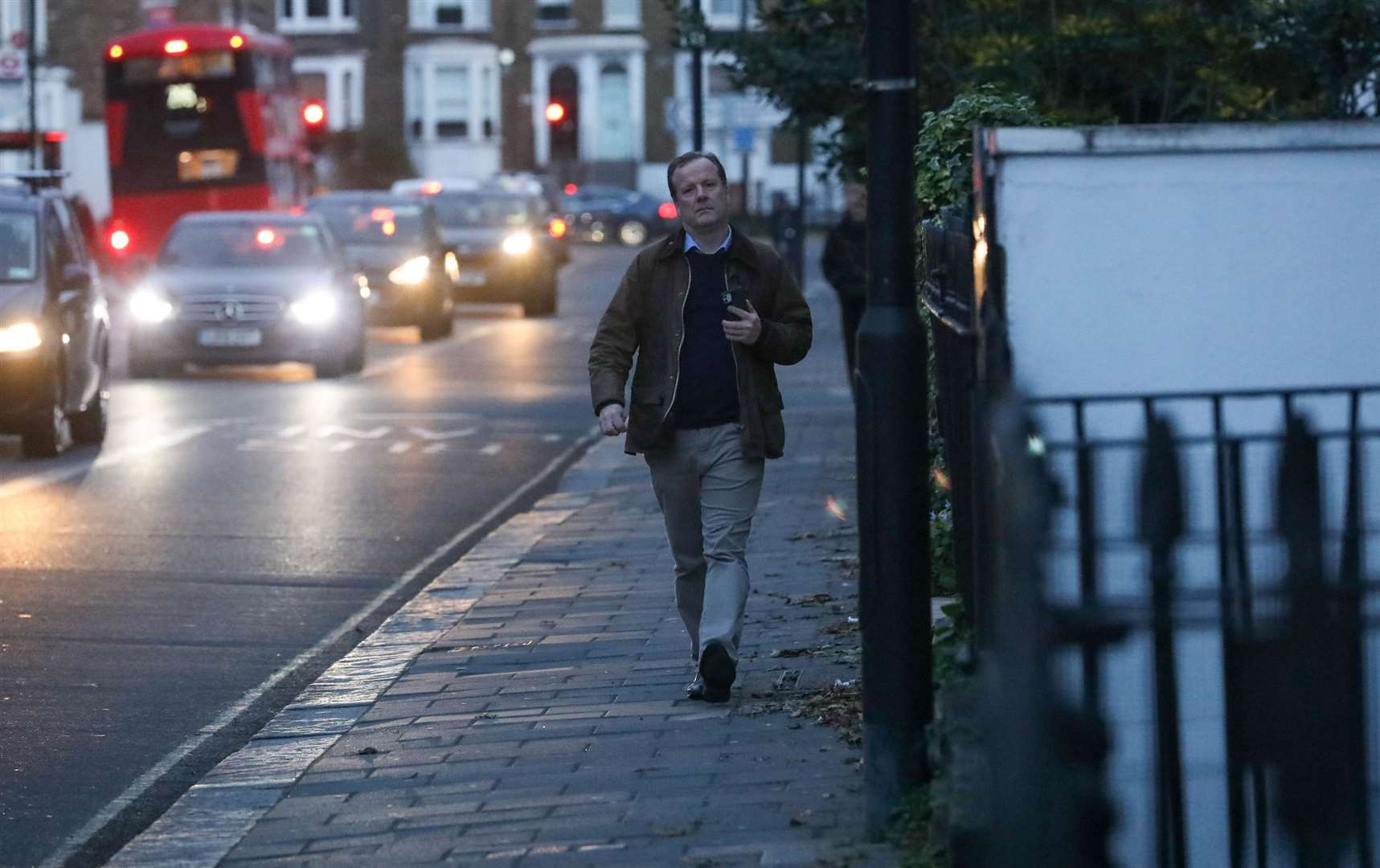 Ex-MP Charlie Elphicke pictured recently near his Fulham home. Picture: UKNIP