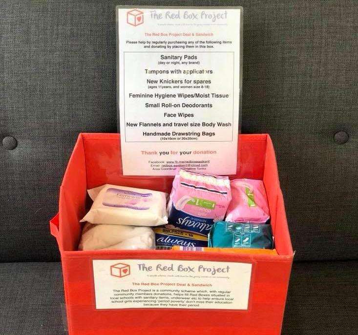 The Red Box Project asks for donations of sanitary products (4072142)