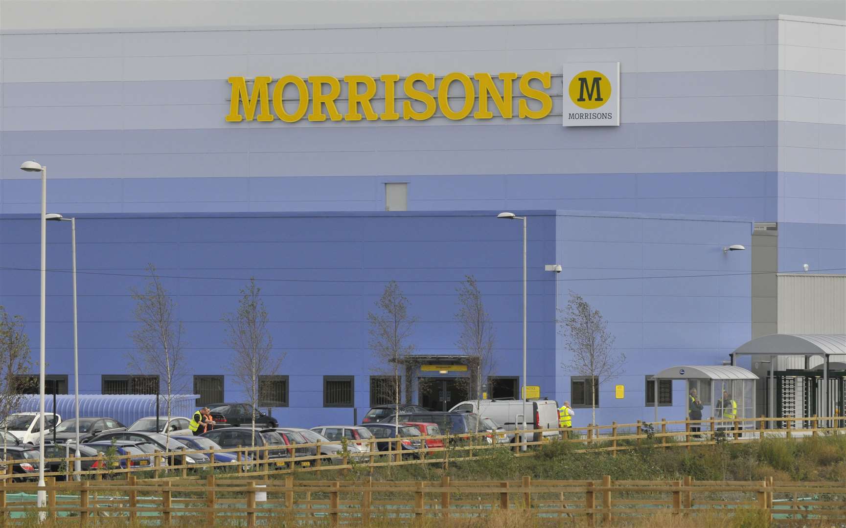 The Morrisons distribution centre, near Sittingbourne. Picture: Andy Payton