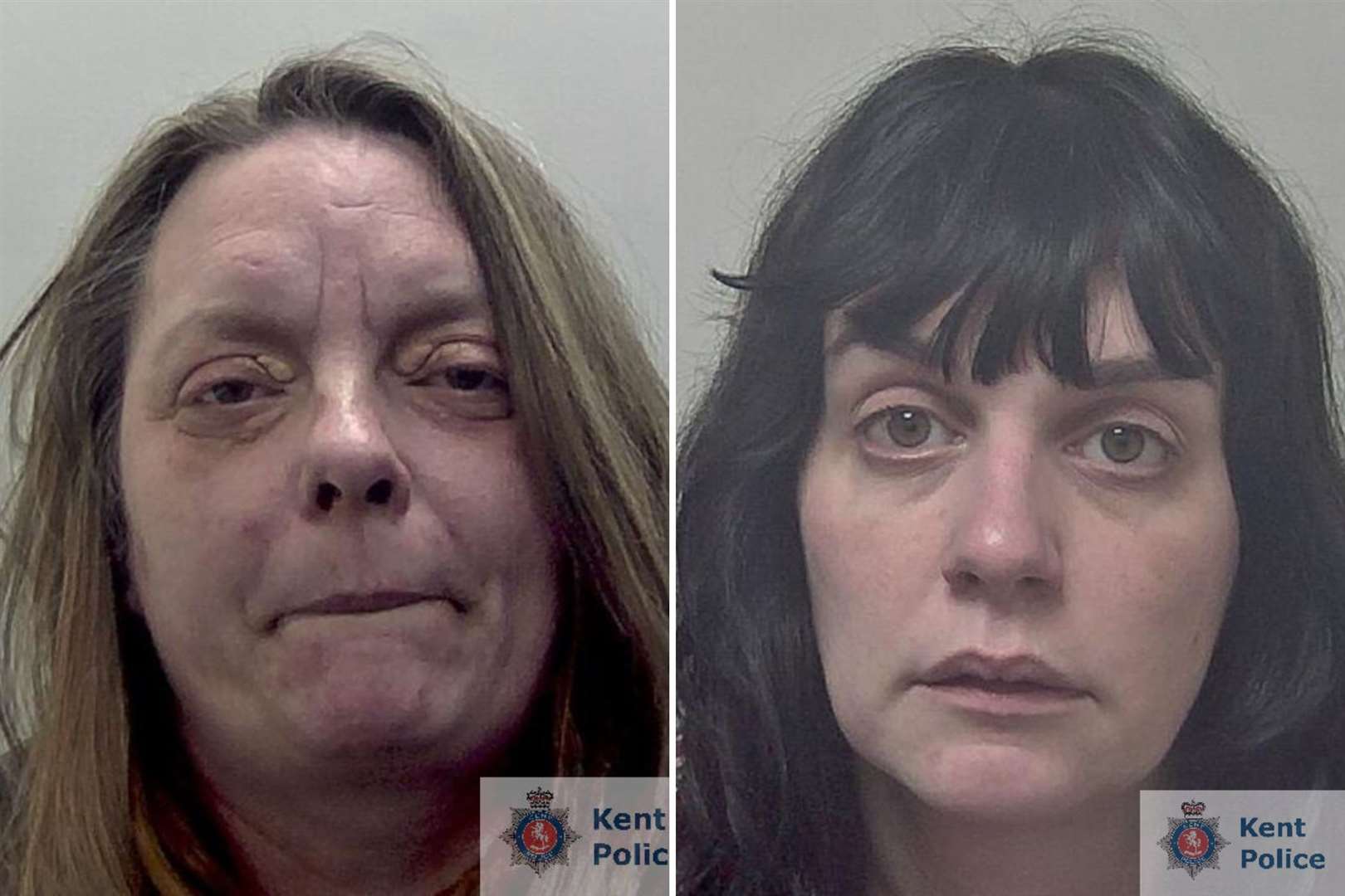 Angela Lawrence and Kirsty Wallis were jailed. Picture: Kent Police