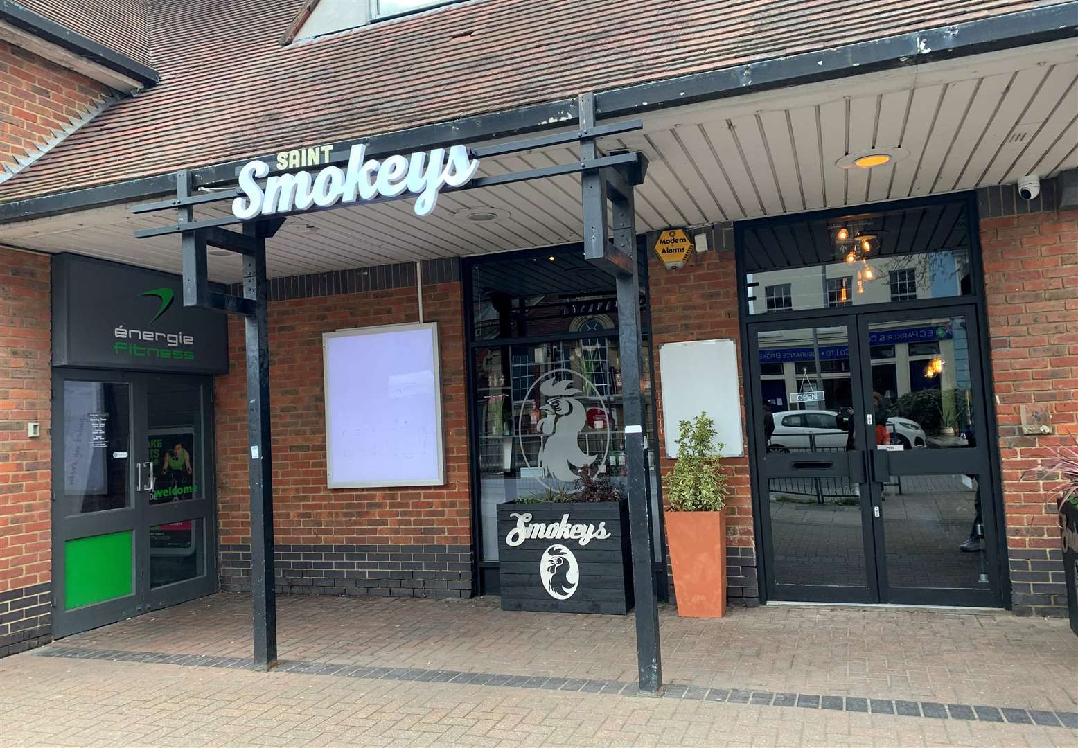 Saint Smokeys is in St George's Place, Canterbury, opposite Waitrose