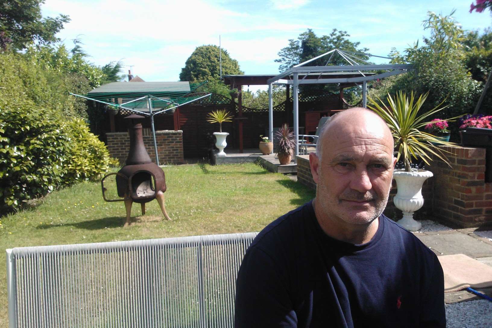 Glenn Whitehead, 53, a scaffolder from Woodlands Rise, Swanley who escaped death after fleeing from gun fire in a terrorist attack at a holiday resort in Tunisia