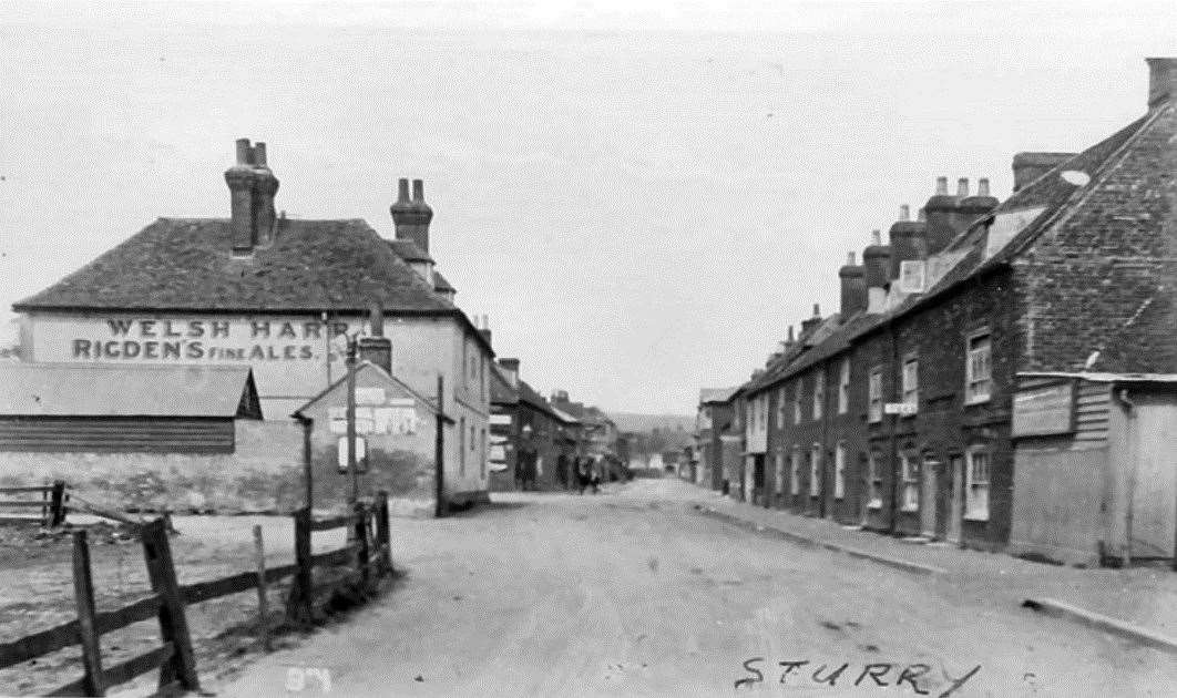 The former Sturry pub photographed in 1938