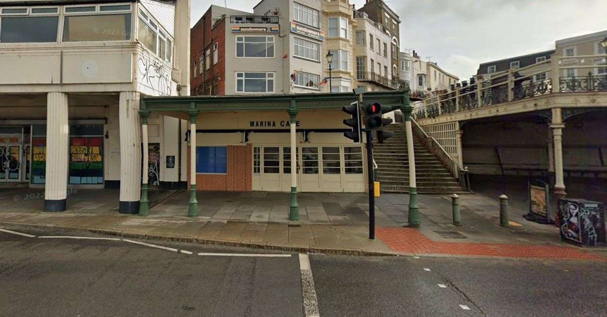 Marina Cafe in Marine Drive, Margate, is set to open as a burger bar and ice cream parlour, with a slightly different name, too. Picture: Google