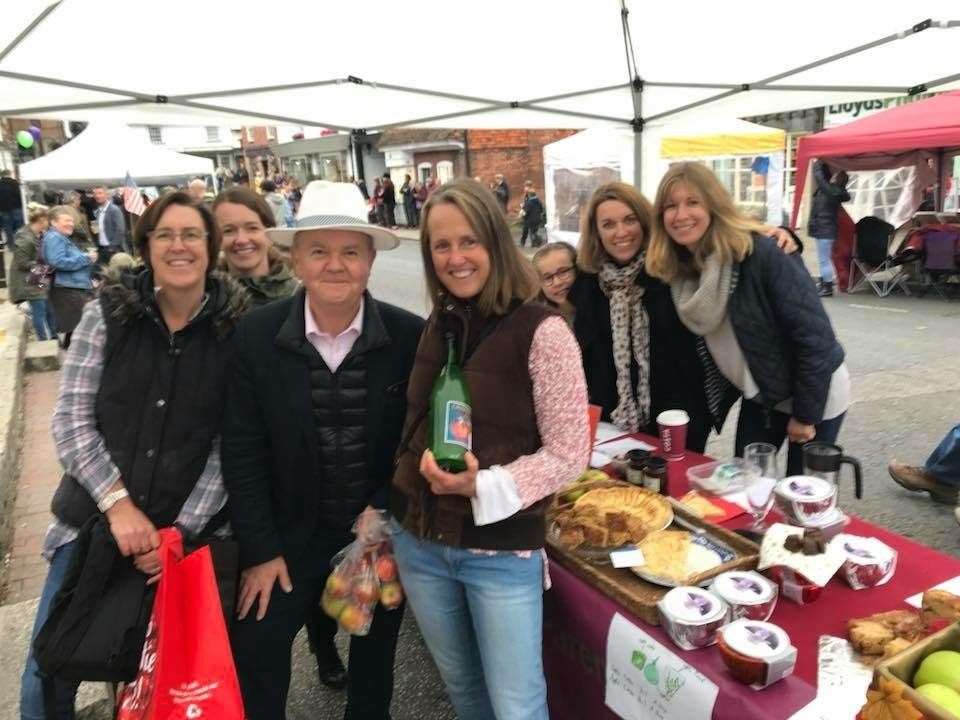 Ian Hislop at the Cranbrook Apple Fair - Picture Karlene Rivers