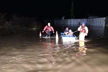 Rescue in Yalding overnight. Picture: Medway Coastguard