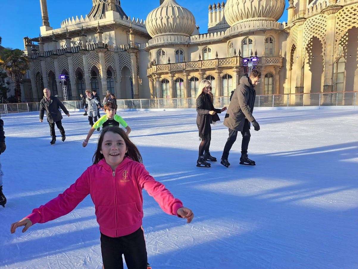 Brighton Pavilion doubles up as an ice rink every Christmas