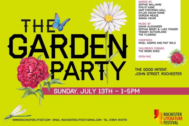 The Garden Party takes place on Sunday at The Good Intent, John Street, Rochester.