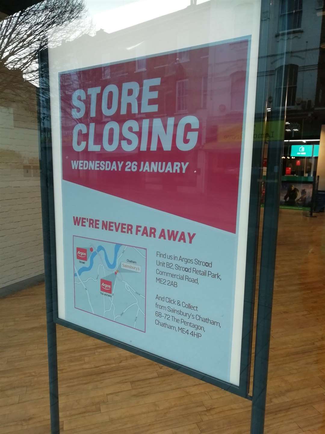 Argos in Chatham High Street closed earlier this year