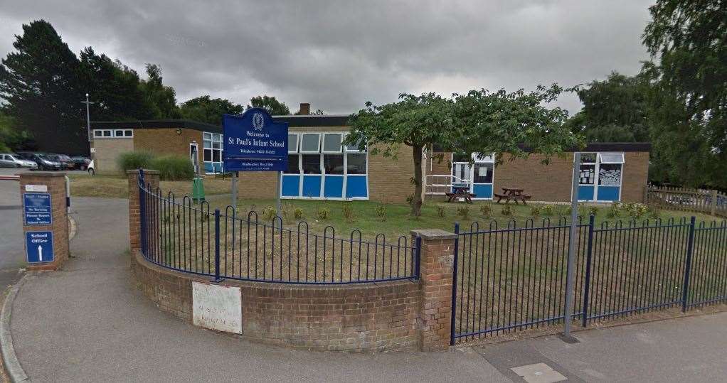 St Paul's Infant School in Hillary Road, Maidstone.