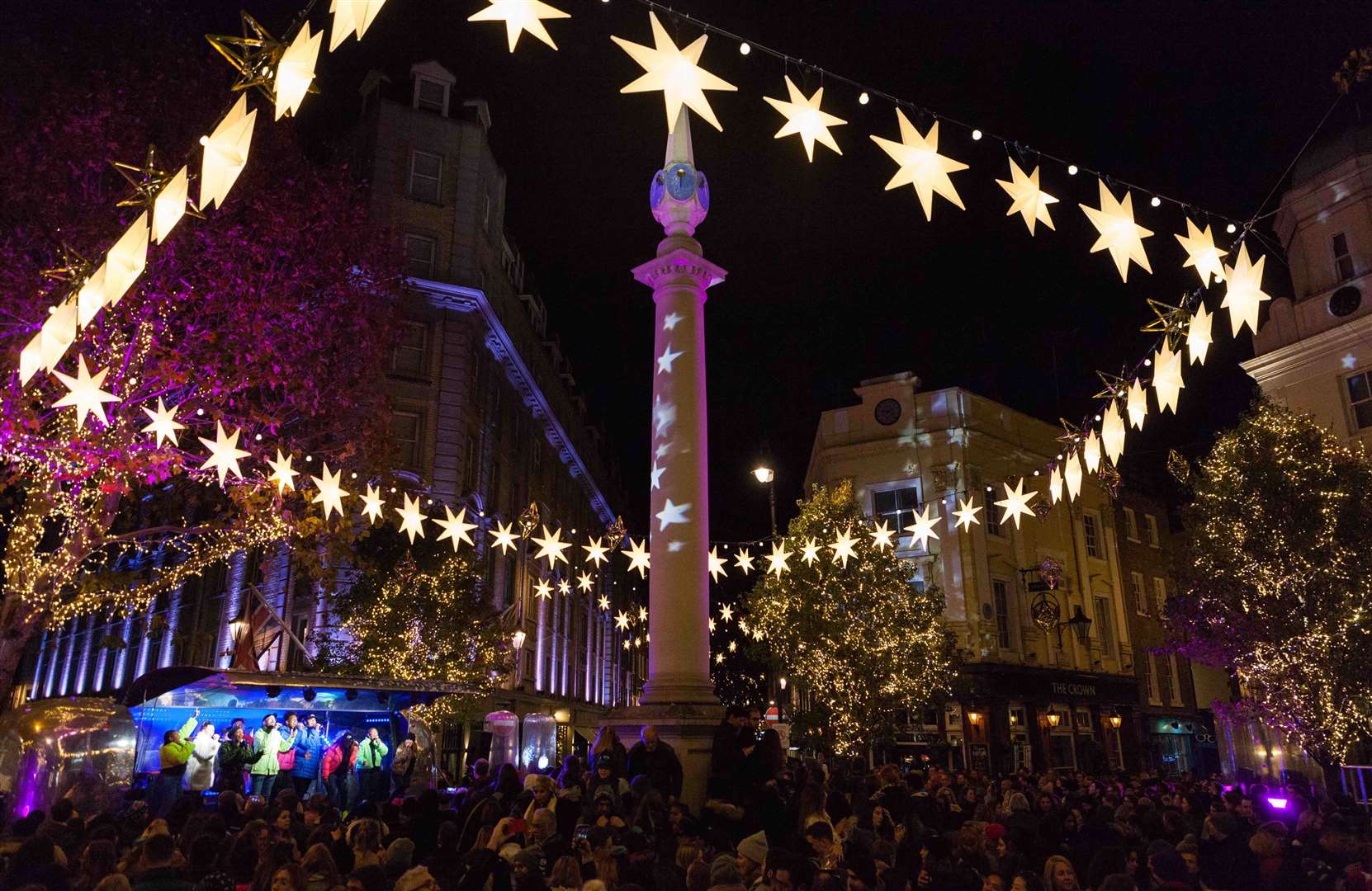 Seven Dials Christmas lights Picture: Hikaru Funnell