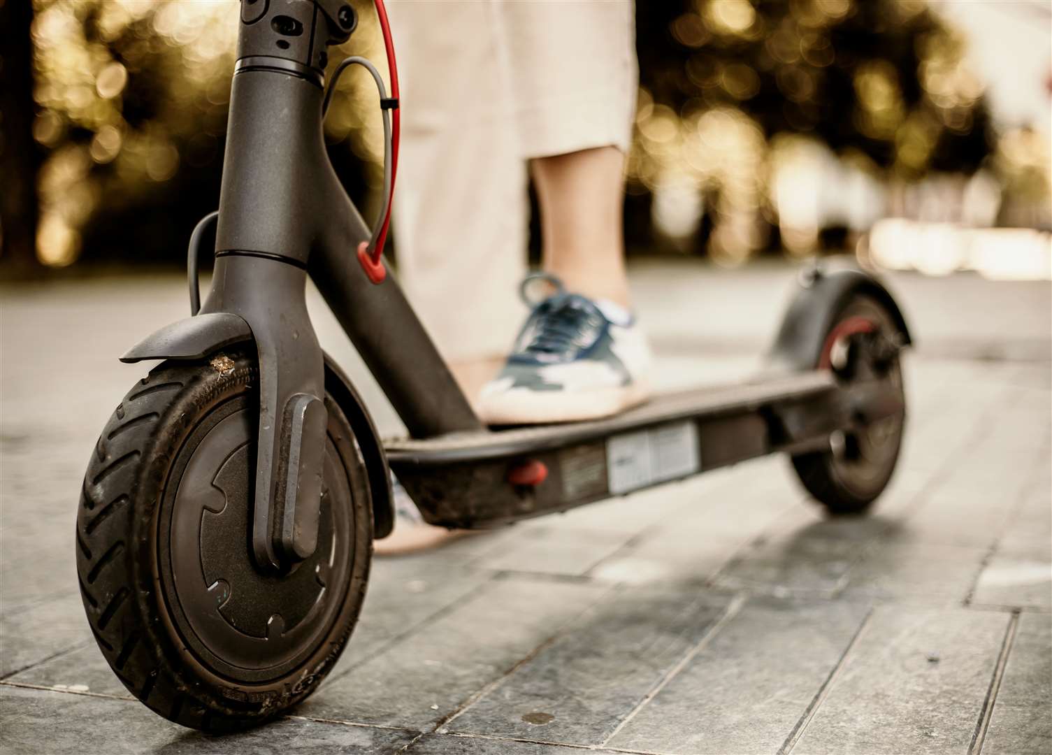 E-scooters are illegal to ride on public land in Kent. Picture: KFRS