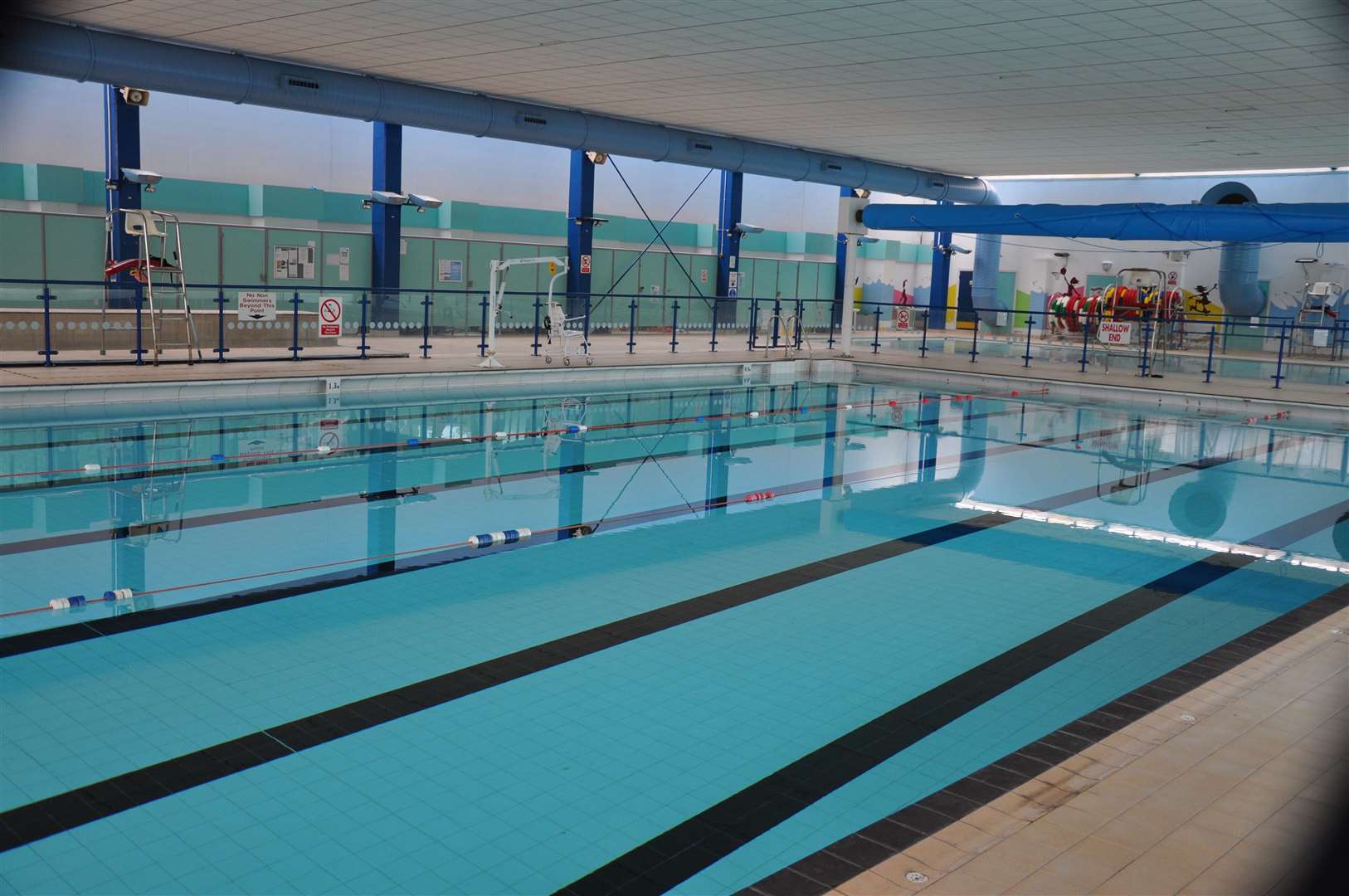 Youngsters can enjoy a swim in the pool at Sheppey Leisure Complex